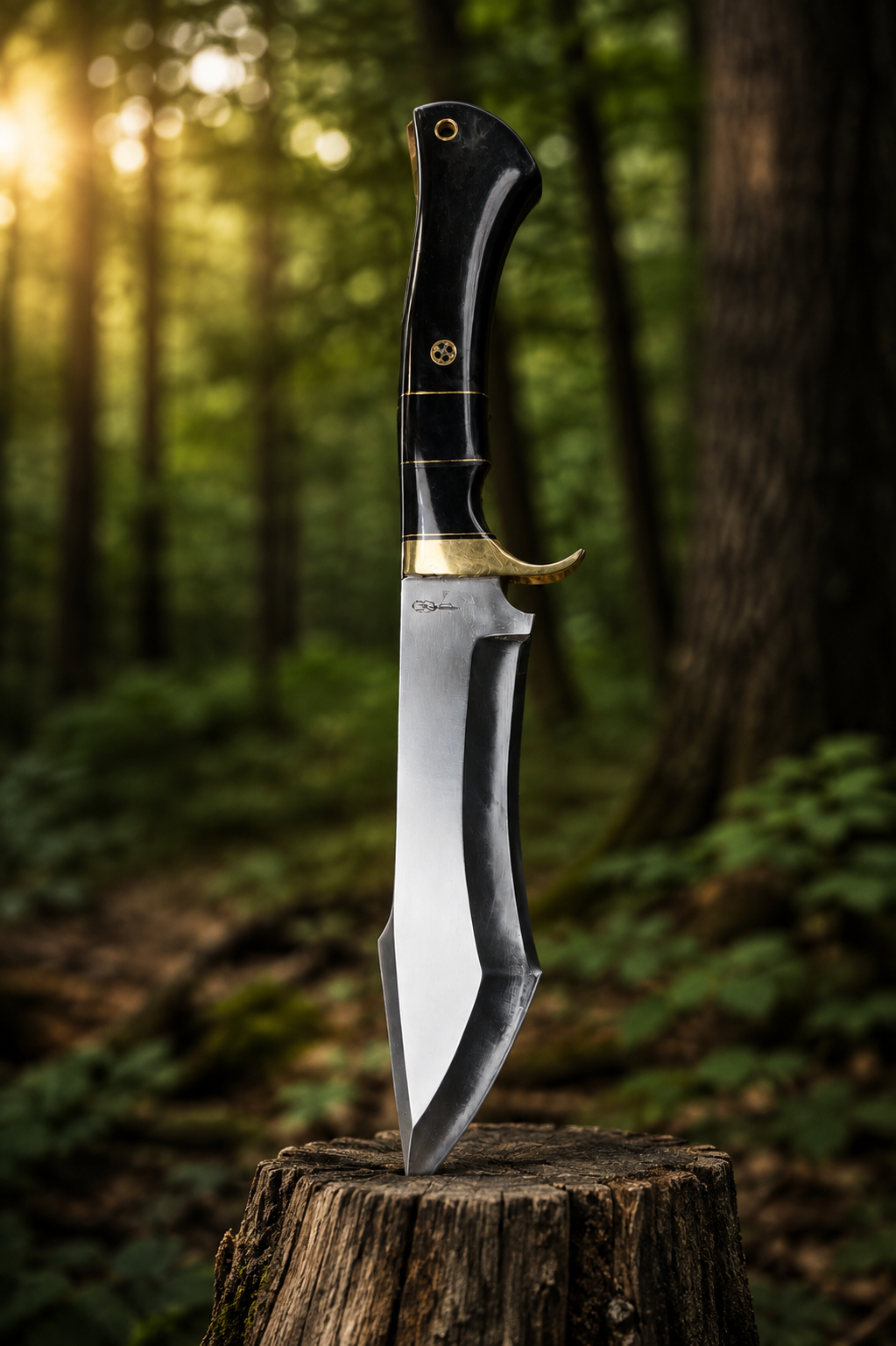 Blackhorn D2 Steel Bowie Knife